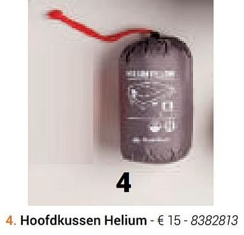 Promoties Hoofdkussen helium - Huismerk - Decathlon - Geldig van 24/03/2019 tot 24/09/2019 bij Decathlon