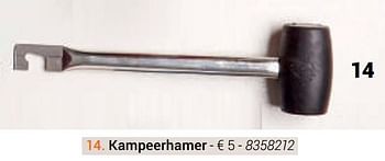 Promoties Kampeerhamer - Huismerk - Decathlon - Geldig van 24/03/2019 tot 24/09/2019 bij Decathlon