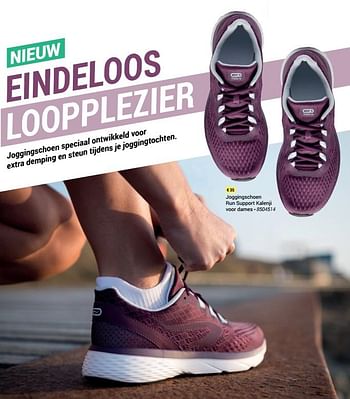 Promoties Joggingschoen run support kalenji voor dames - Kalenji - Geldig van 24/03/2019 tot 24/09/2019 bij Decathlon
