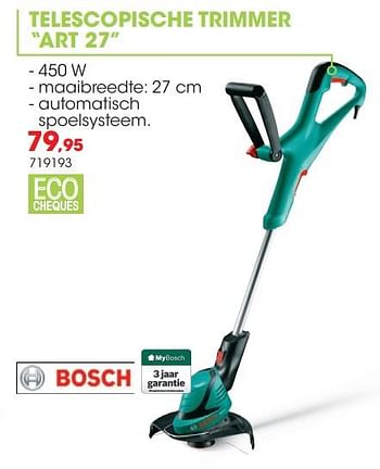 Promotions Bosch telescopische trimmer art 27 - Bosch - Valide de 01/04/2019 à 30/06/2019 chez Hubo