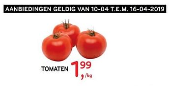 Promotions Tomaten - Produit maison - Alvo - Valide de 10/04/2019 à 16/04/2019 chez Alvo