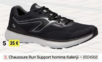 Promotions Chaussure run support homme kalenji - Produit maison - Decathlon - Valide de 24/03/2019 à 24/09/2019 chez Decathlon