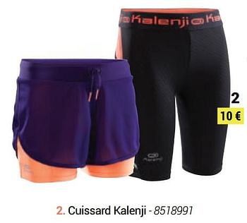 Promoties Cuissard kalenji - Kalenji - Geldig van 24/03/2019 tot 24/09/2019 bij Decathlon