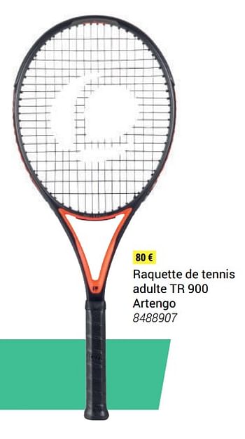Promotions Raquette de tennis adulte tr 900 artengo - Artengo - Valide de 24/03/2019 à 24/09/2019 chez Decathlon