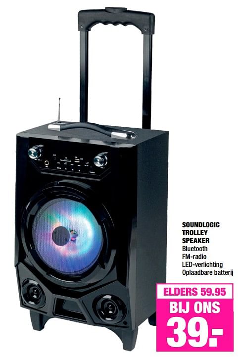 soundlogic trolley speaker