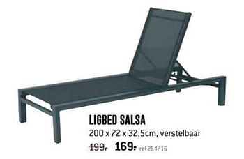 Promoties Ligbed salsa - Huismerk - Free Time - Geldig van 04/04/2019 tot 28/04/2019 bij Freetime