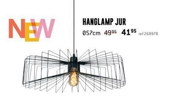 Promoties Hanglamp jur - Huismerk - Free Time - Geldig van 04/04/2019 tot 28/04/2019 bij Freetime