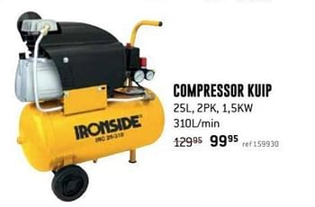 Promoties Ironside compressor kuip - Ironside - Geldig van 04/04/2019 tot 28/04/2019 bij Freetime