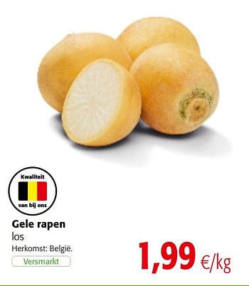 Promoties Gele rapen - Huismerk - Colruyt - Geldig van 10/04/2019 tot 23/04/2019 bij Colruyt