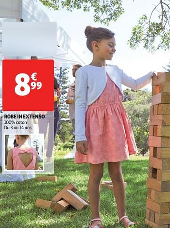 Promotions Robe in extenso - Inextenso - Valide de 10/04/2019 à 22/04/2019 chez Auchan Ronq