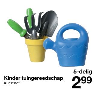 Promoties Kinder tuingereedschap - Huismerk - Zeeman  - Geldig van 13/04/2019 tot 19/04/2019 bij Zeeman