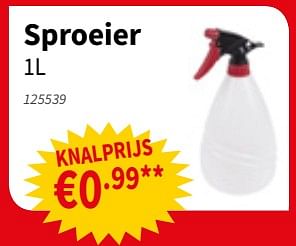 Promoties Sproeier - Huismerk - Cevo - Geldig van 11/04/2019 tot 21/04/2019 bij Cevo Market