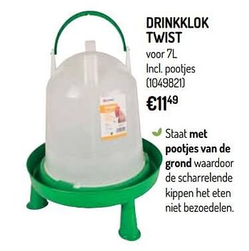 Promoties Drinkklok twist - Huismerk - Oh'Green - Geldig van 10/04/2019 tot 21/04/2019 bij Oh'Green