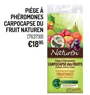 Promoties Piège à phéromones carpocapse du fruit naturen - Naturen - Geldig van 10/04/2019 tot 21/04/2019 bij Oh'Green