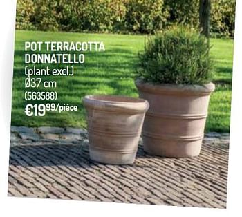 Promoties Pot terracotta donnatello - Terracotta - Geldig van 10/04/2019 tot 21/04/2019 bij Oh'Green