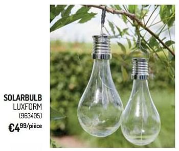 Promoties Solarbulb luxform - LuxForm - Geldig van 10/04/2019 tot 21/04/2019 bij Oh'Green
