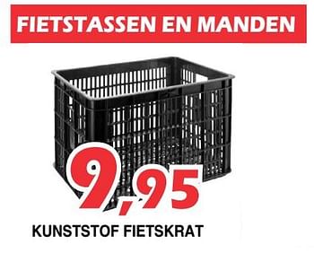 Promoties Kunststof fietskrat - Huismerk - Itek - Geldig van 05/04/2019 tot 28/04/2019 bij Itek