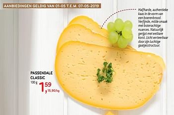 Promoties Passendale classic - Passendale - Geldig van 01/05/2019 tot 07/05/2019 bij Alvo