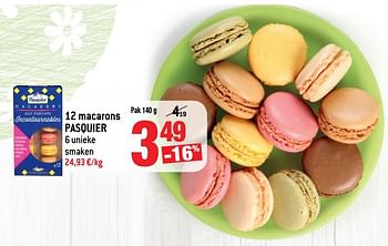 Promoties 12 macarons pasquier - Brioche pasquier - Geldig van 17/04/2019 tot 23/04/2019 bij Smatch