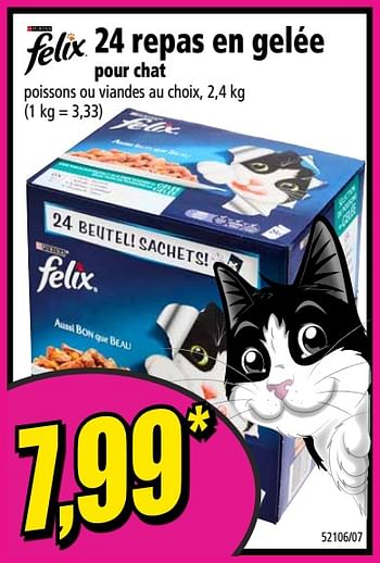 Promoties 24 repas en gelée pour chats - Purina - Geldig van 24/04/2019 tot 30/04/2019 bij Norma