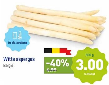 Huismerk Aldi Witte Asperges Promotie Bij Aldi