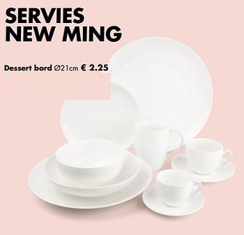 Promoties Dessert bord - Huismerk - Multi Bazar - Geldig van 21/04/2019 tot 12/05/2019 bij Multi Bazar
