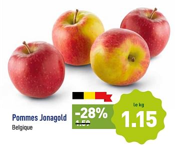 Promotions Pommes jonagold - Produit maison - Aldi - Valide de 23/04/2019 à 27/04/2019 chez Aldi