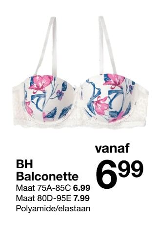 Promoties Bh balconette - Huismerk - Zeeman  - Geldig van 20/04/2019 tot 02/05/2019 bij Zeeman