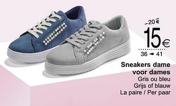 Promoties Sneakers dame voor dames - Huismerk - Cora - Geldig van 23/04/2019 tot 06/05/2019 bij Cora