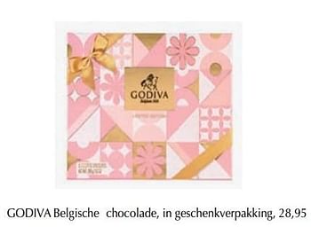 Promoties Belgische chocolade - Godiva - Geldig van 13/03/2019 tot 30/06/2019 bij De Bijenkorf