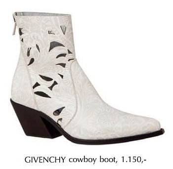 Promoties Cowboy boot - Givenchy - Geldig van 13/03/2019 tot 30/06/2019 bij De Bijenkorf