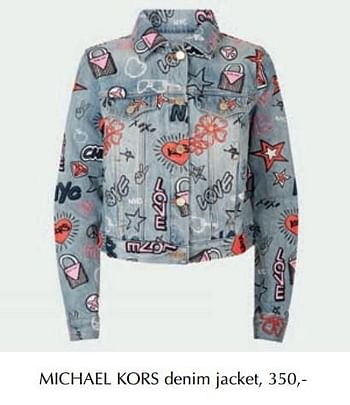 Promoties Denim jacket - Michael Kors - Geldig van 13/03/2019 tot 30/06/2019 bij De Bijenkorf