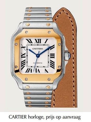 Promoties Horloge - Cartier - Geldig van 13/03/2019 tot 30/06/2019 bij De Bijenkorf