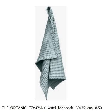 Promoties Afel handdoek - The Organic Company - Geldig van 13/03/2019 tot 30/06/2019 bij De Bijenkorf