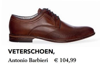 Promotions Veterschoen, antonio barbieri - Antonio barbieri - Valide de 11/04/2019 à 21/09/2019 chez Avance