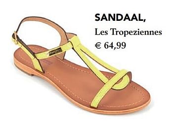 Promoties Sandaal, les tropeziennes - Les Tropeziennes - Geldig van 11/04/2019 tot 21/09/2019 bij Avance