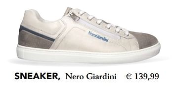 Promoties Sneaker, nero giardini - Nero Giardini - Geldig van 11/04/2019 tot 21/09/2019 bij Avance