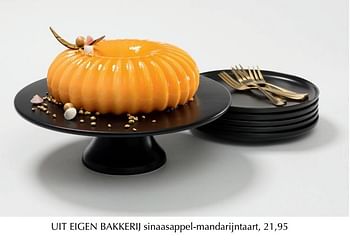 Promoties Sinaasappel-mandarijntaart - Huismerk - De Bijenkorf - Geldig van 12/04/2019 tot 30/04/2019 bij De Bijenkorf