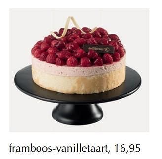 Promotions Framboos-vanilletaart - Foodstories - Valide de 12/04/2019 à 30/04/2019 chez De Bijenkorf
