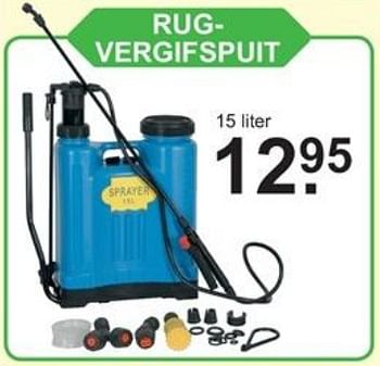 Promoties Rug- vergifspuit - Huismerk - Van Cranenbroek - Geldig van 22/04/2019 tot 11/05/2019 bij Van Cranenbroek