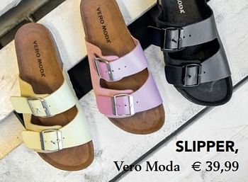 Promotions Slipper - Vero Moda - Valide de 11/04/2019 à 21/09/2019 chez Avance