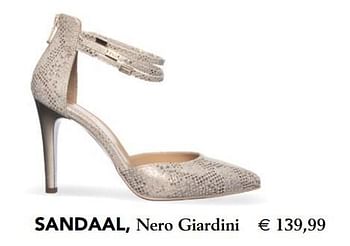 Promotions Sandaal - Nero Giardini - Valide de 11/04/2019 à 21/09/2019 chez Avance