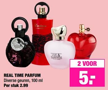 Promoties Real time parfum - Huismerk - Big Bazar - Geldig van 23/04/2019 tot 05/05/2019 bij Big Bazar