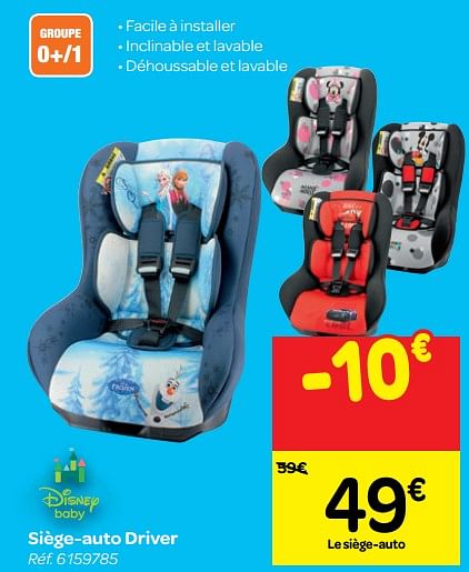 Siege Auto Carrefour Promo Meckrai Com