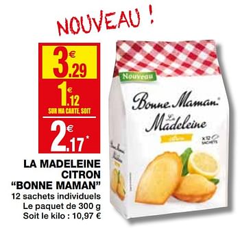 Madeleines Citron Bonne Maman - 300g
