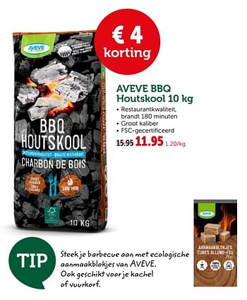 Promotions Aveve bbq houtskool - Produit maison - Aveve - Valide de 08/05/2019 à 19/05/2019 chez Aveve
