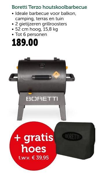 jogger Bestrating bellen Boretti Boretti terzo houtskoolbarbecue - Promotie bij Aveve
