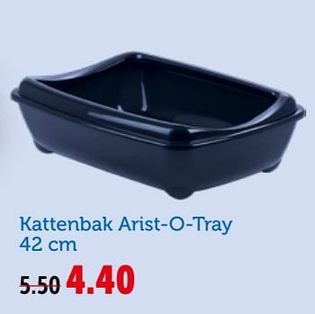 Promoties Kattenbak arist-o-tray - Huismerk - Aveve - Geldig van 08/05/2019 tot 19/05/2019 bij Aveve