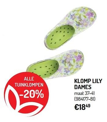 Promoties Klomp lily dames - Huismerk - Oh'Green - Geldig van 24/04/2019 tot 05/05/2019 bij Oh'Green