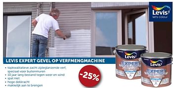 Promotions -25% levis expert gevel op verfmengmachine - Levis - Valide de 30/04/2019 à 27/05/2019 chez Zelfbouwmarkt